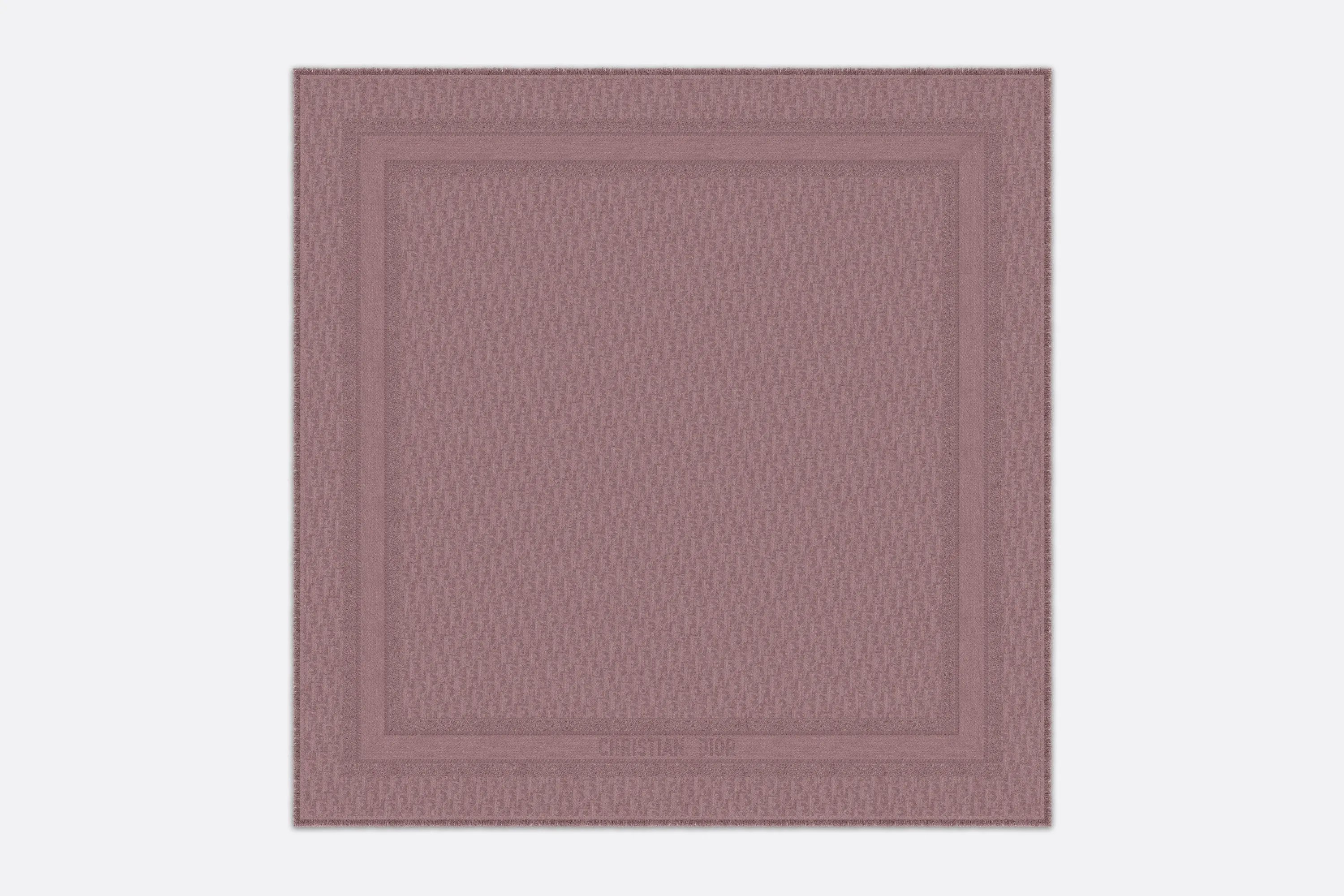 Dior Oblique Shawl • Mulberry Wool, Silk and Cashmere