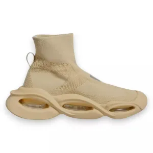 Dolce&Gabbana Men Beige Sneakers Polyester High Top Socks Trainer Shoes Sz EU 44