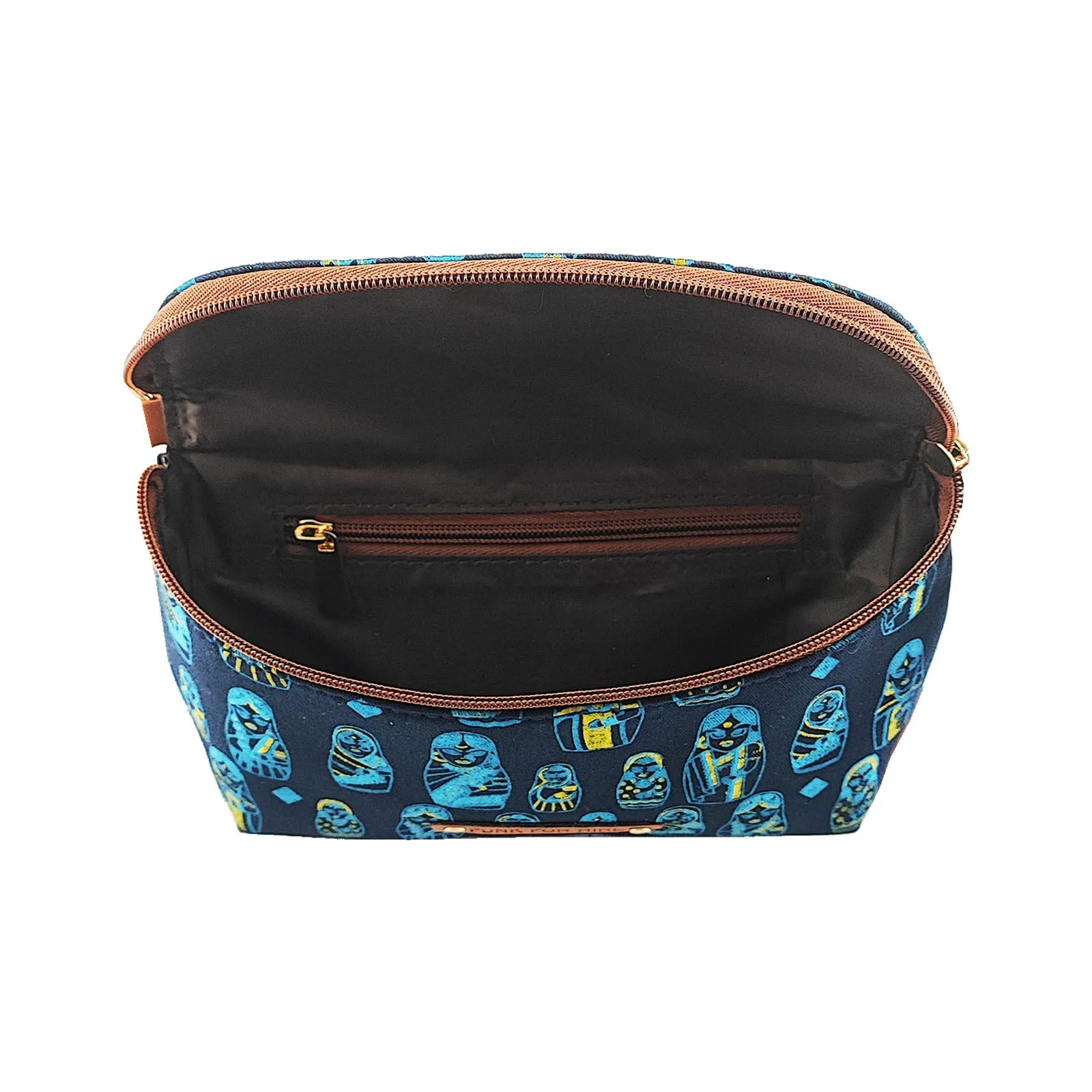 Doll  Printed  Fanny Pack  Navy