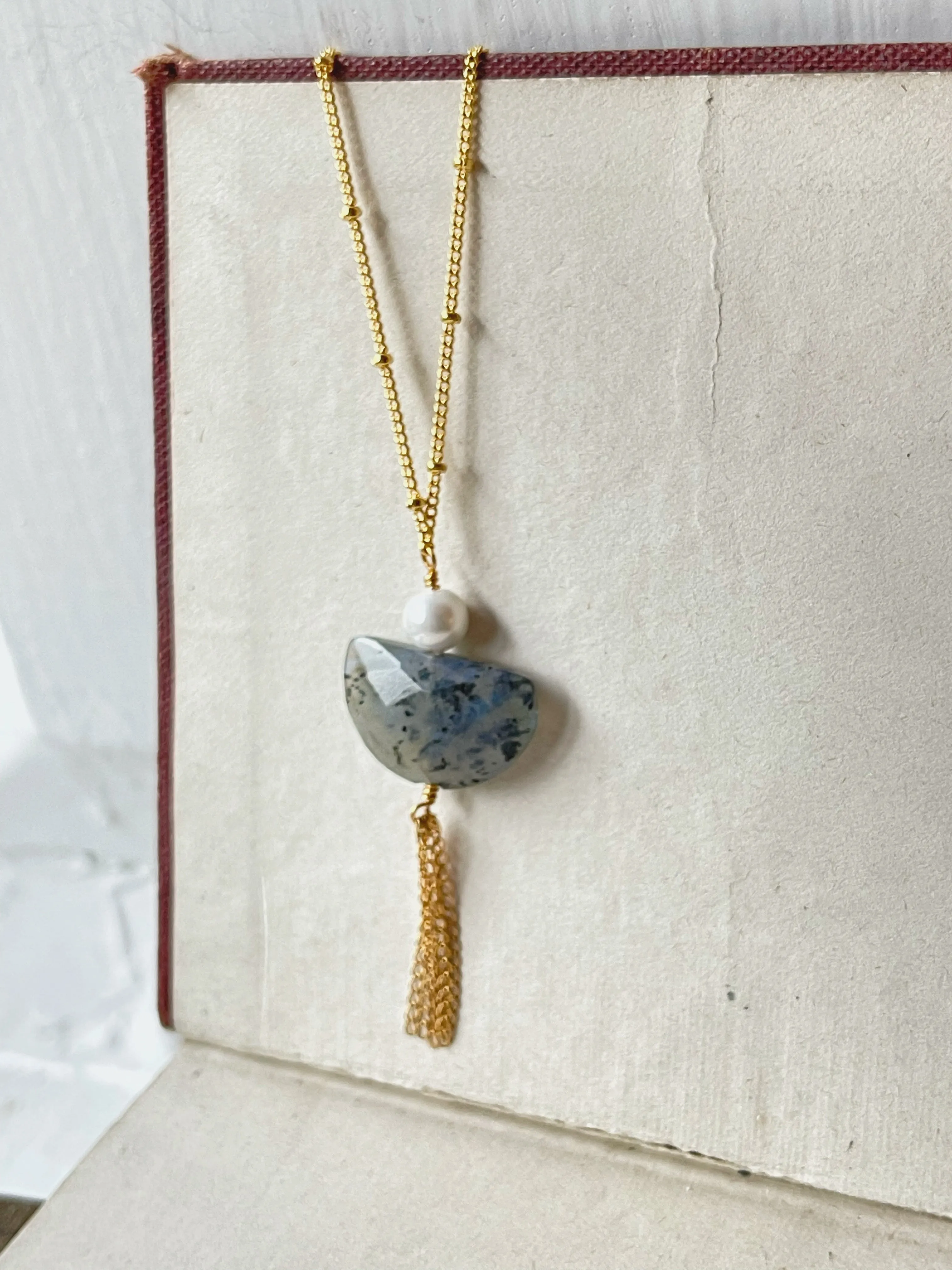 Don't Let The Haters Scare You Into Inaction Labradorite Necklace