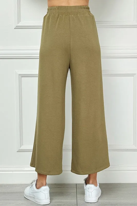 Drop Shoulder Soft Lounge Set (w/ pants)