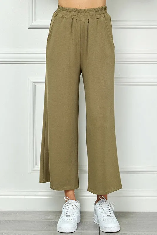 Drop Shoulder Soft Lounge Set (w/ pants)