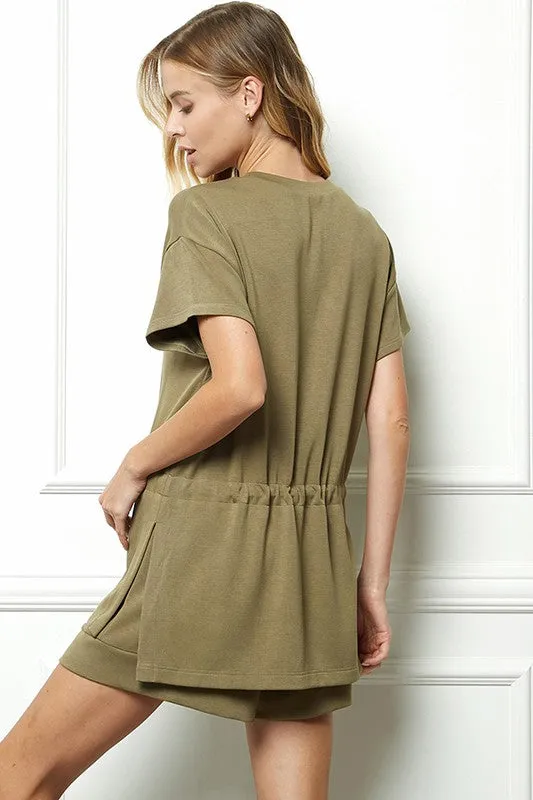 Drop Shoulder Soft Lounge Set (w/ pants)