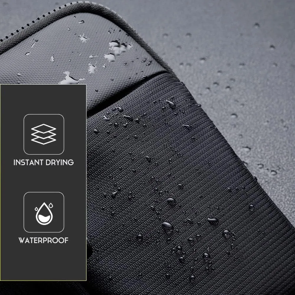Dual Pocket Waterproof Crossbody Sling Bag, Running Workout Phone Holder