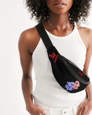 Dueling Dragons Crossbody Sling Bag