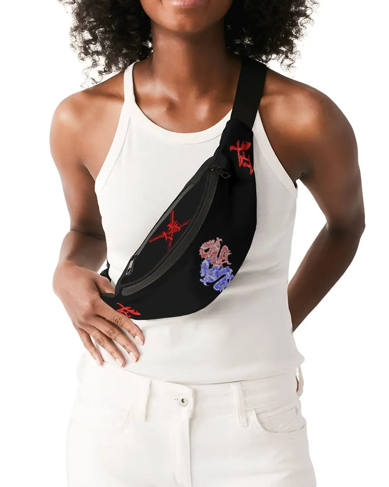 Dueling Dragons Crossbody Sling Bag
