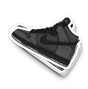 Dunk High "Reflective Alligator" Sneaker Sticker