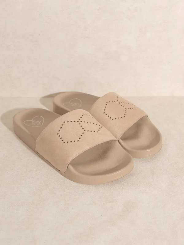 Dusty Rose Camel Slides