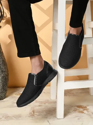 Dynamite Black Slip-On Sneakers