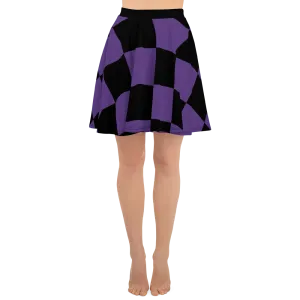 #e5a74080 - Grape Black - ALTINO Skater Skirt - Summer Never Ends Collection