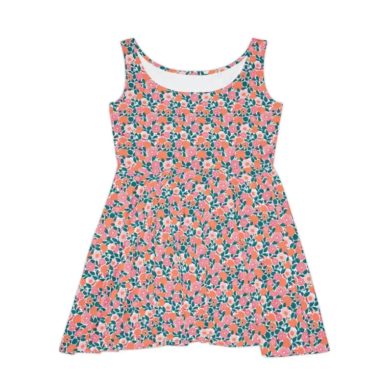Eco Chic Pastel Floral Skater Dress