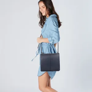 Elegant Dark Blue Sling Bag – Minimalist & Practical for Everyday Use