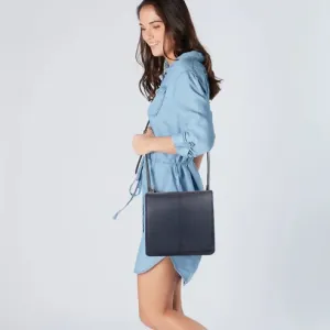 Elegant Dark Blue Sling Bag – Minimalist & Practical for Everyday Use