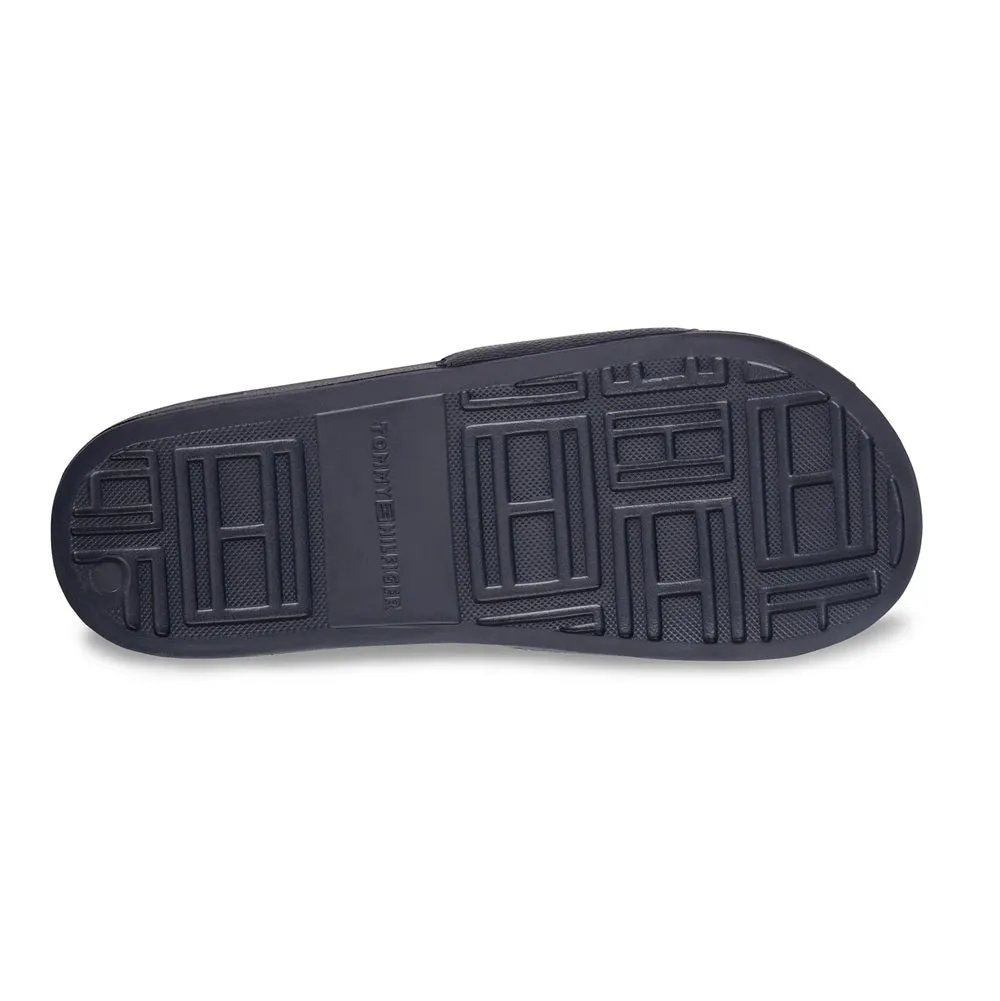 Embossed Pool Slide - Navy