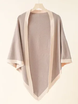 Faux Cashmere  Winter Sleeveless Casual Wedding Shawl