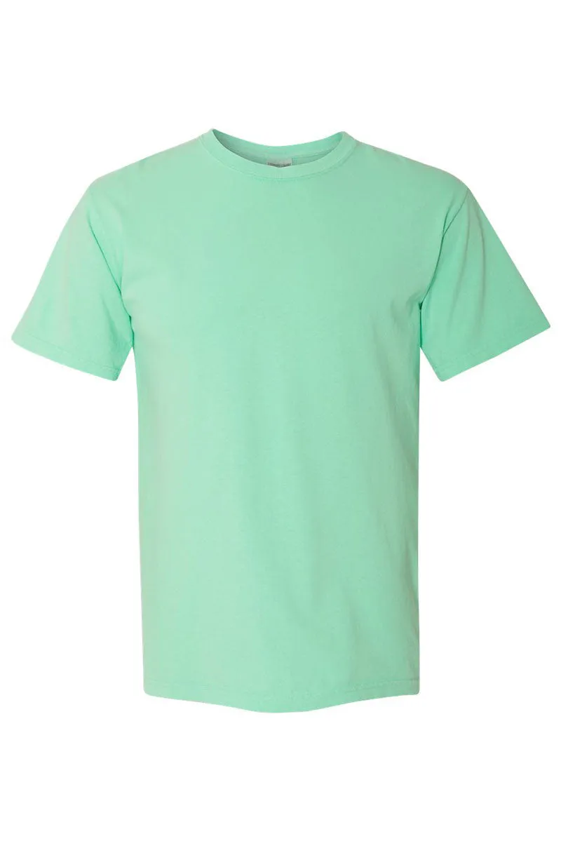 Faux Quilted Cross Comfort Colors Adult Ring-Spun Cotton Tee