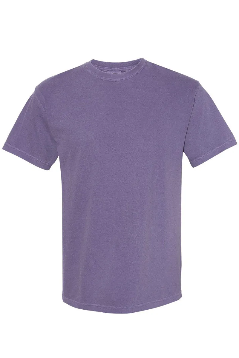 Faux Quilted Cross Comfort Colors Adult Ring-Spun Cotton Tee