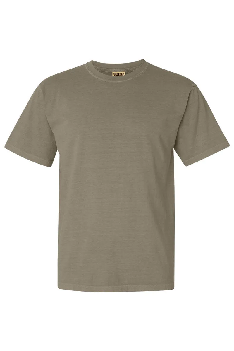 Faux Quilted Cross Comfort Colors Adult Ring-Spun Cotton Tee