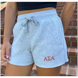Fave Fit Alpha Sigma Alpha Fleece Shorts
