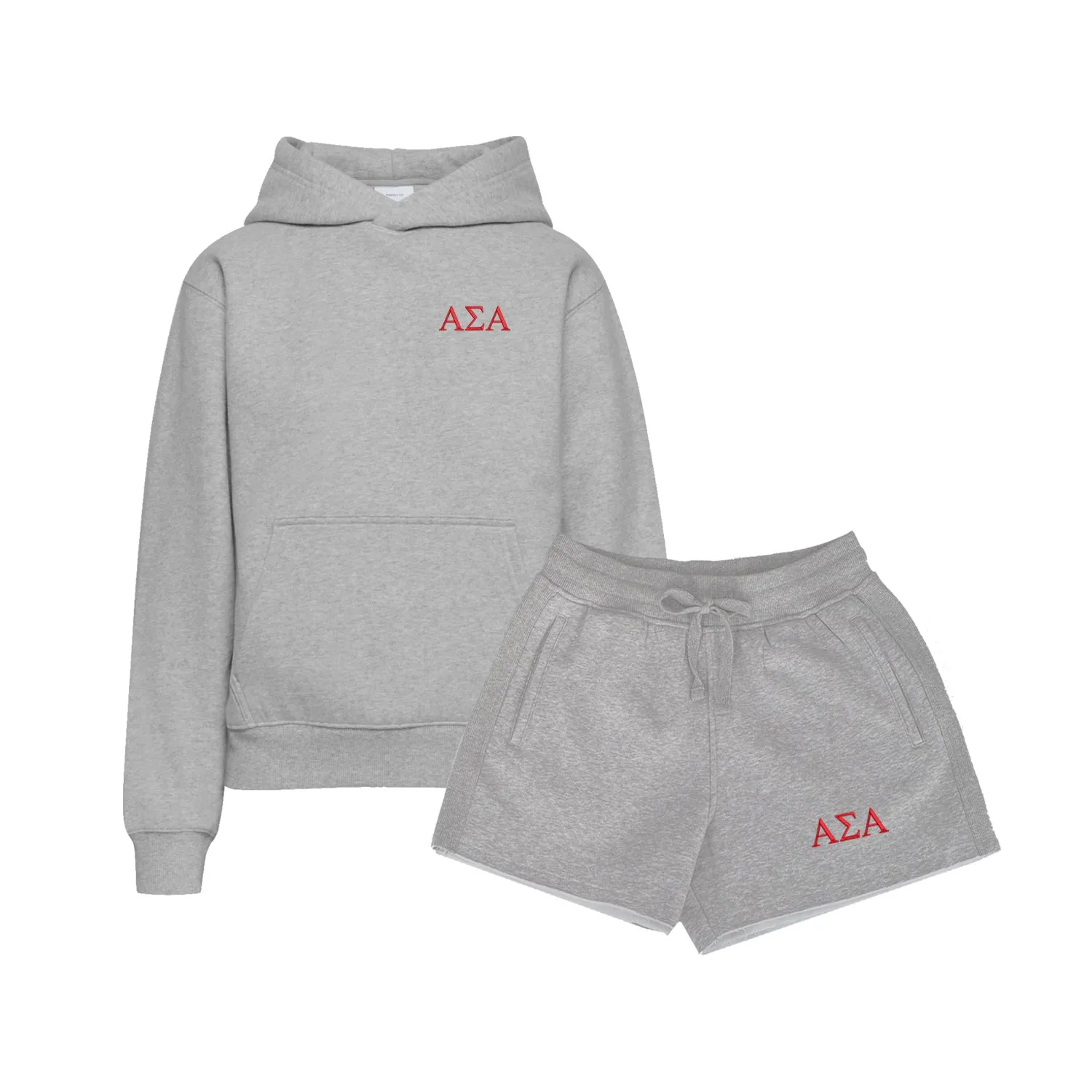 Fave Fit Alpha Sigma Alpha Fleece Shorts