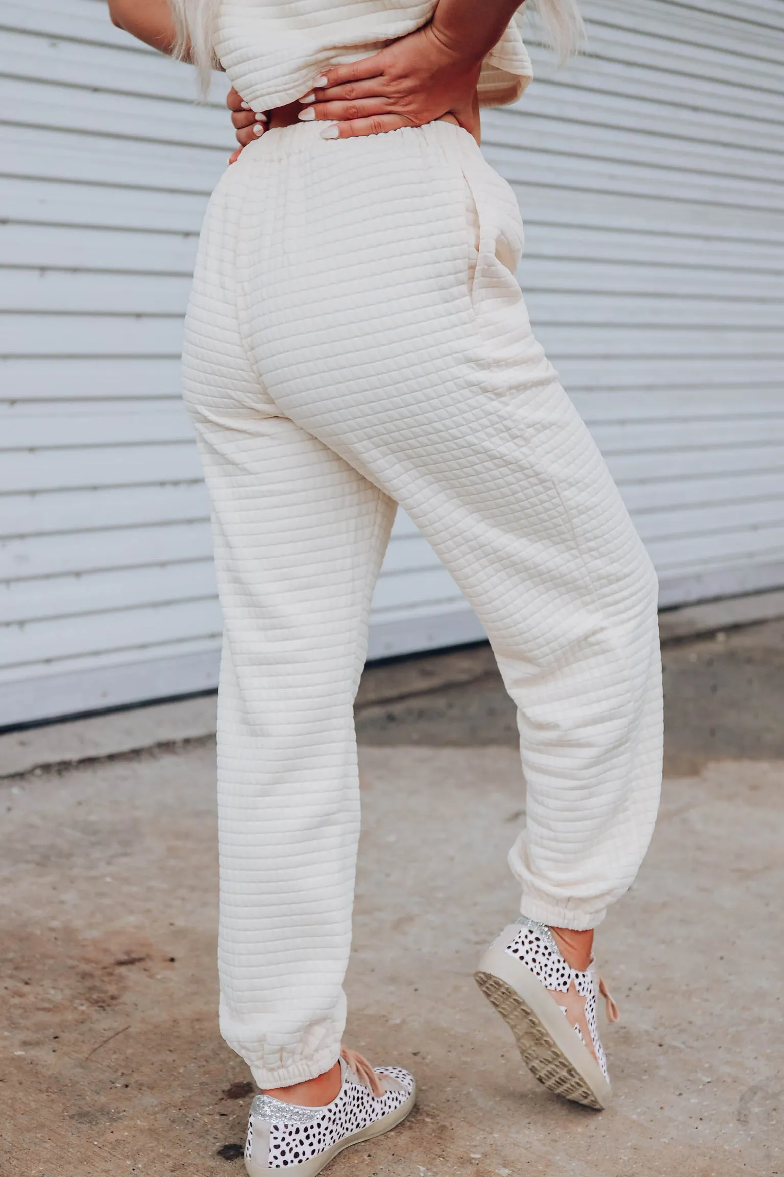 Favola Quilted Jogger Set