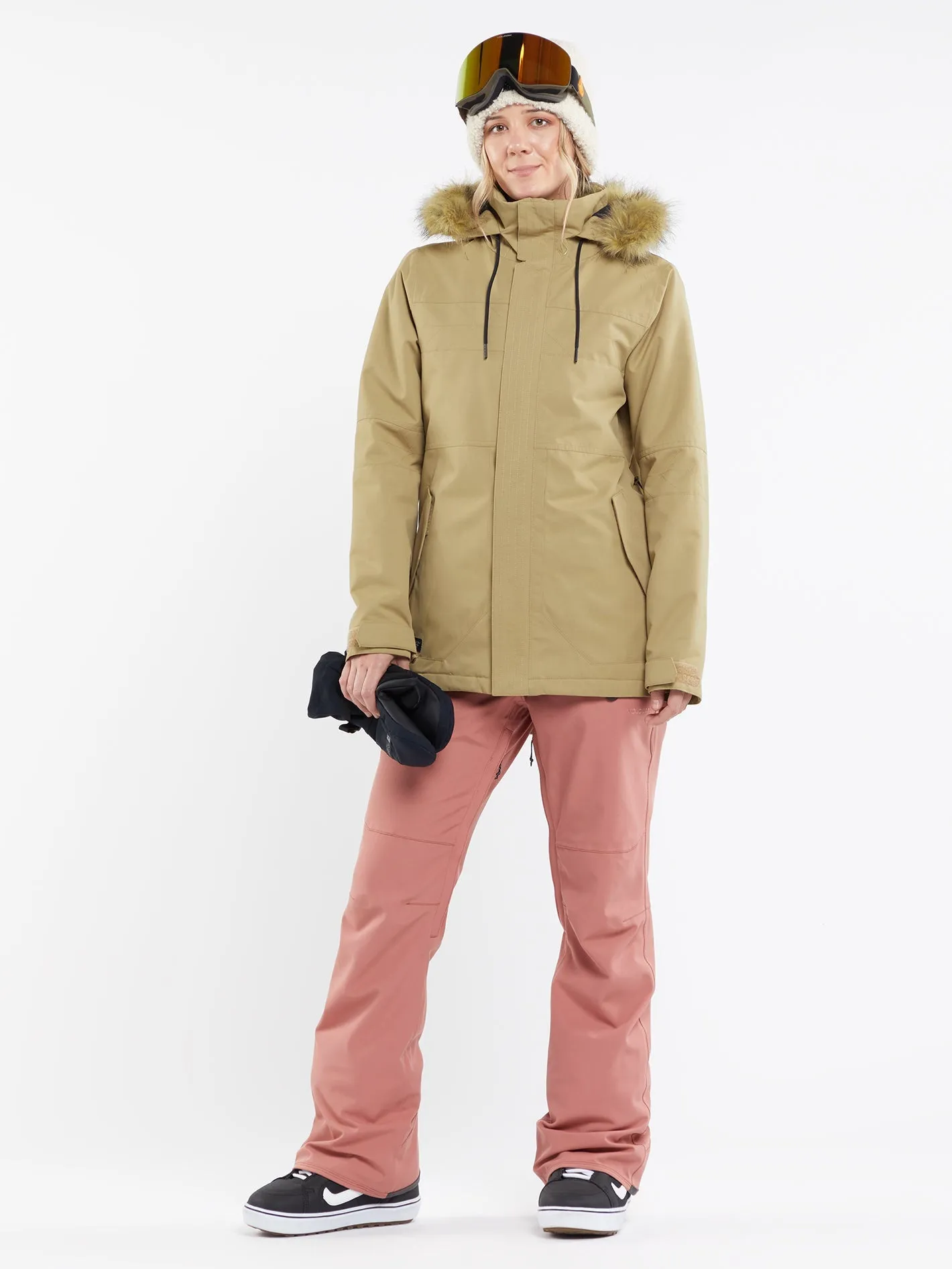 Fawn Insulated Jacke - DARK KHAKI
