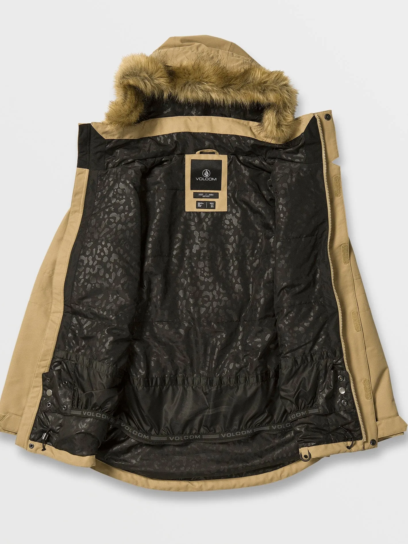 Fawn Insulated Jacke - DARK KHAKI
