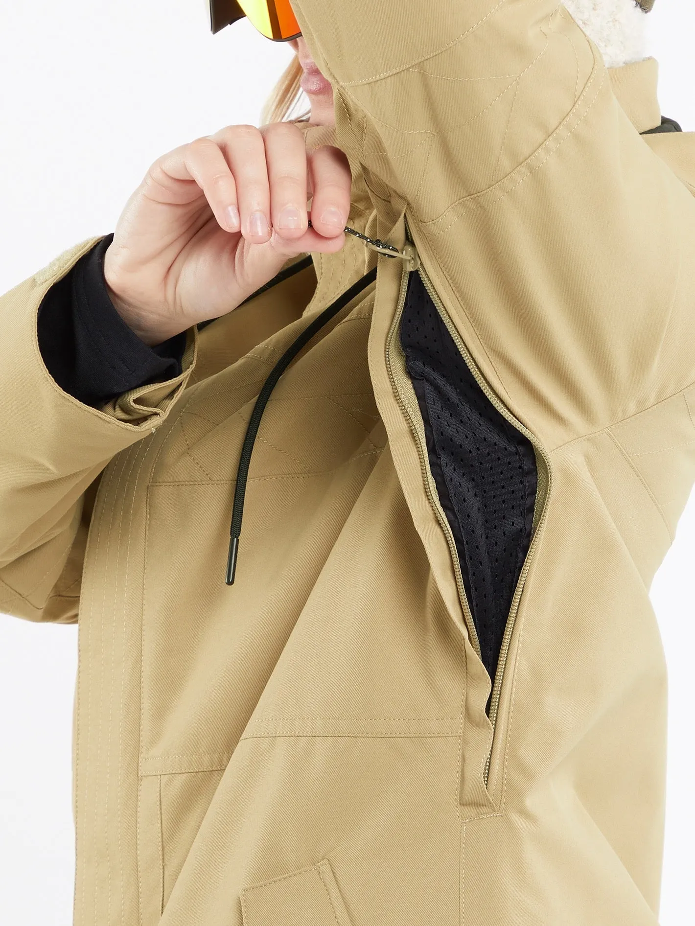 Fawn Insulated Jacke - DARK KHAKI