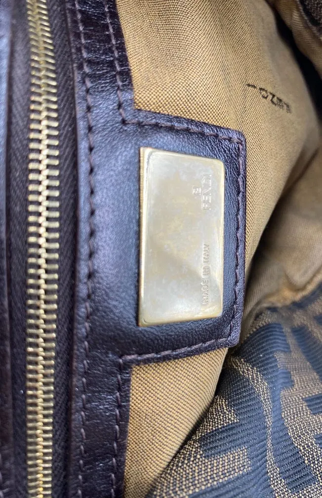Fendi Chef Zucca shoulder bag
