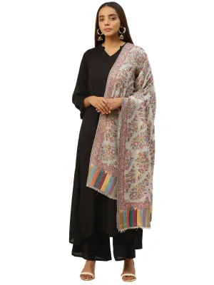 Floral Wool Shawl