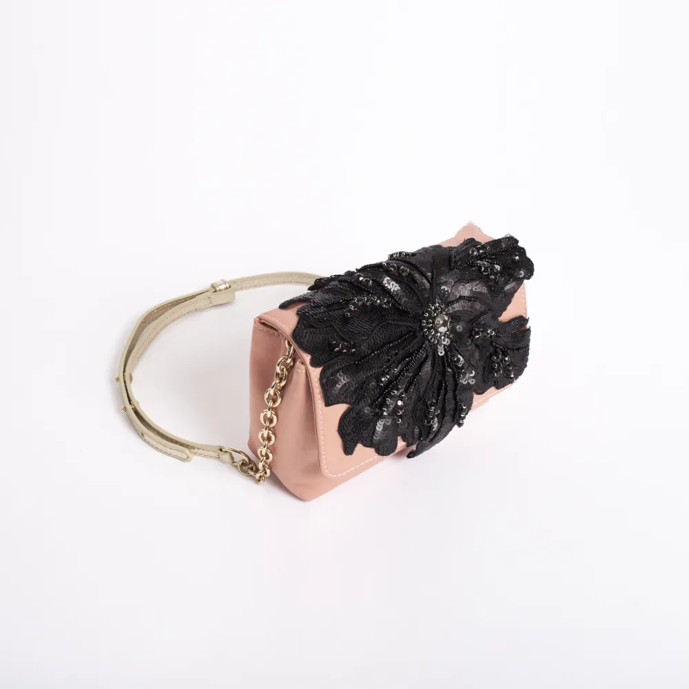 Flower Power Clutch With Sling