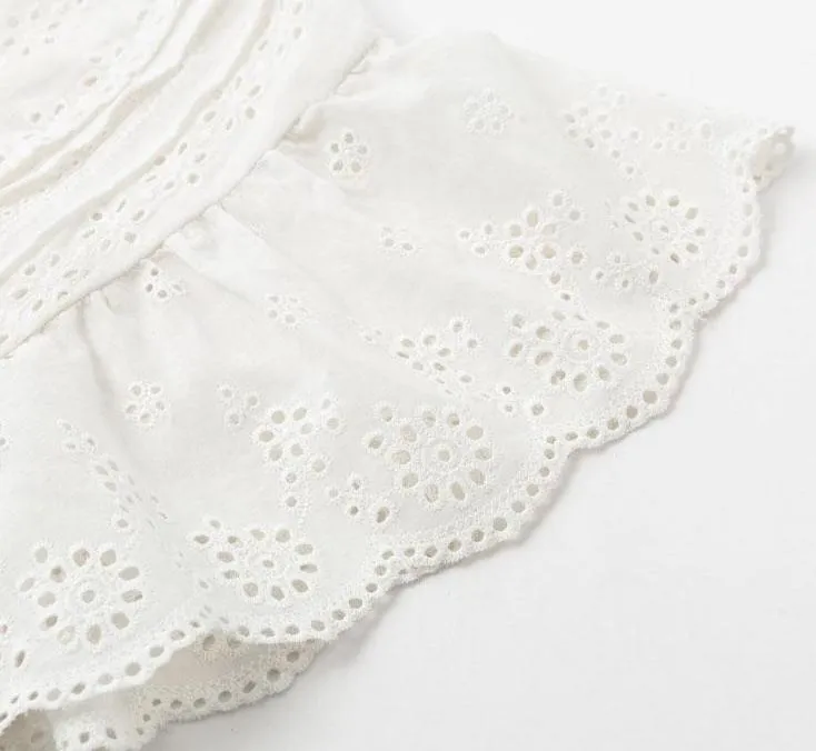 Forever 16 Embroidered Blouse - Soft Beige