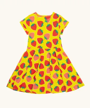 Frugi Spring Skater Dress - Strawberry Patch