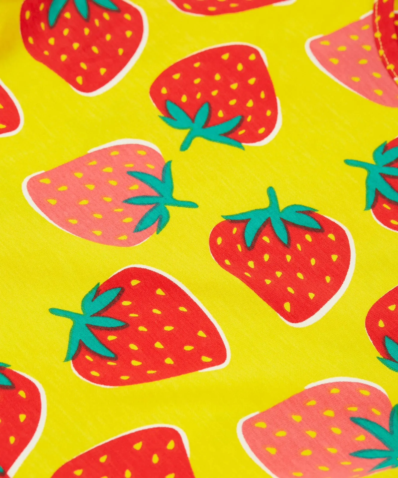 Frugi Spring Skater Dress - Strawberry Patch
