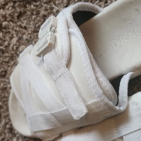 Ghost White Draco slides size 9-10
