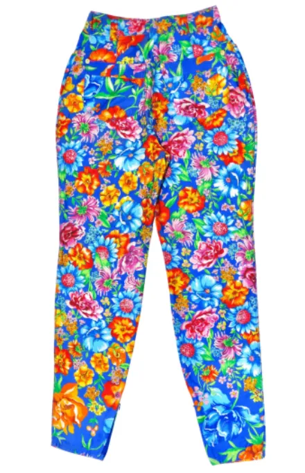 Gianni Versace Floral 2000's Jeans