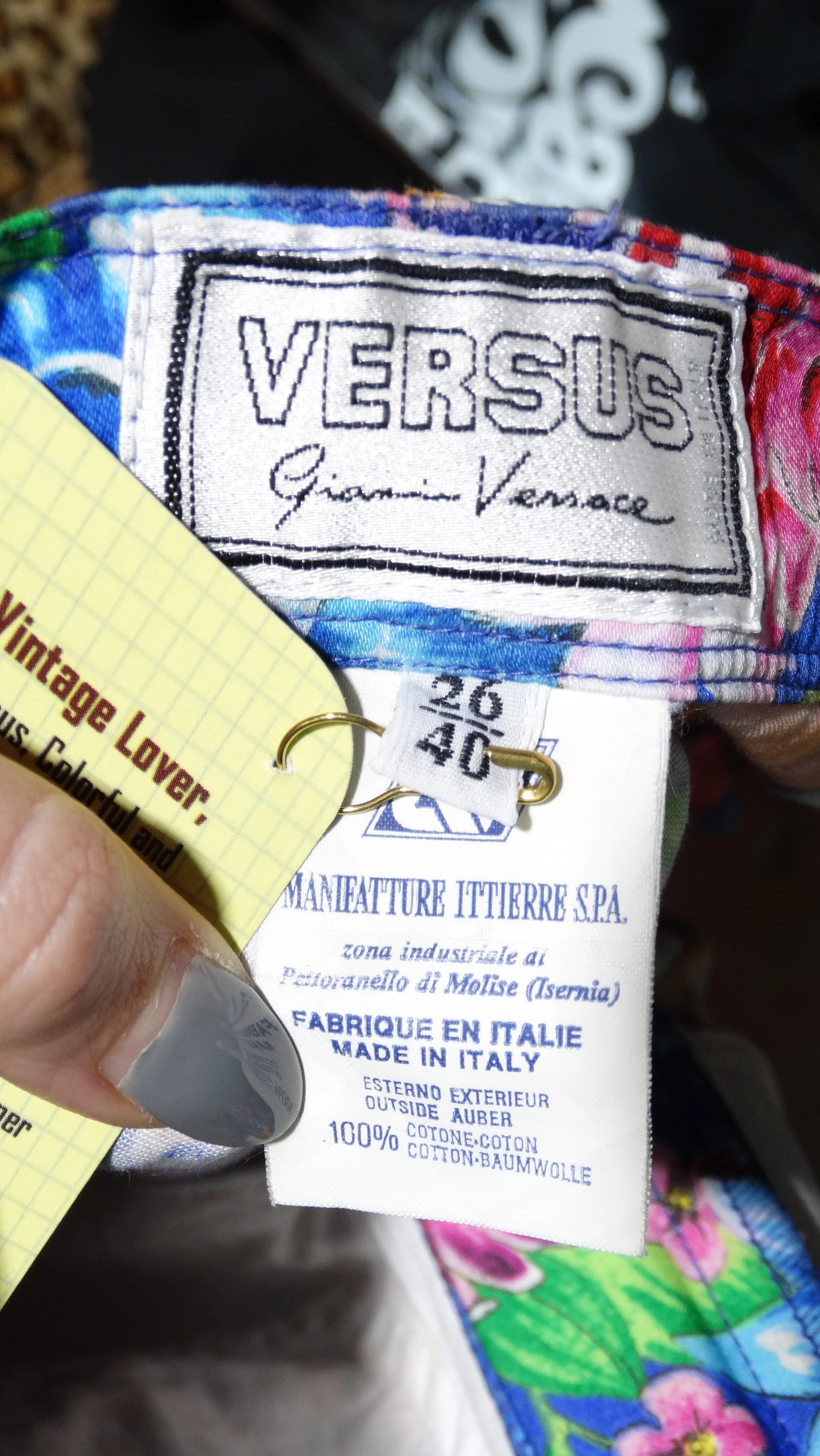 Gianni Versace Floral 2000's Jeans