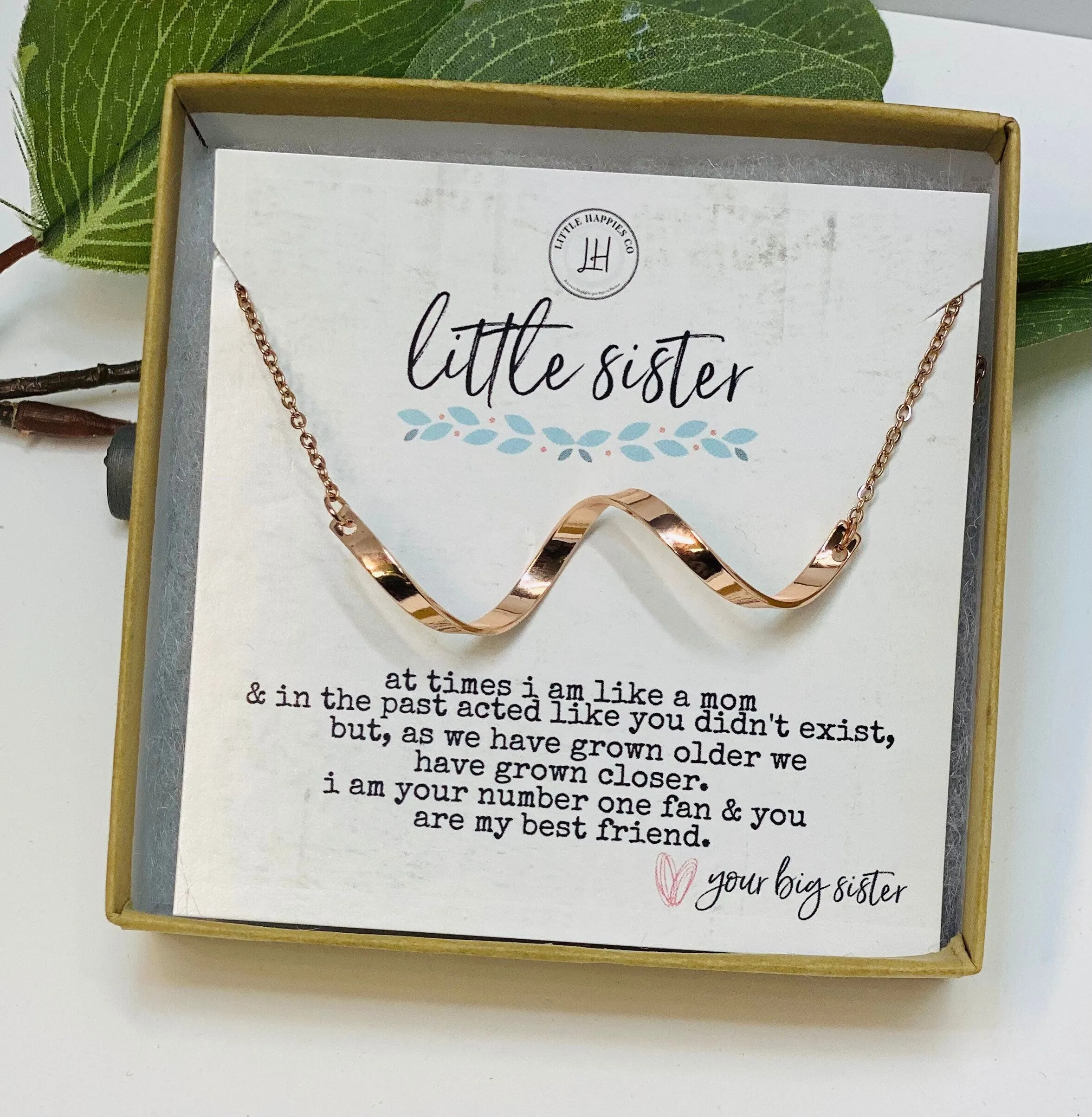 Gift for Sister, Sister Gift, Christmas gift for little sister, Personalized gifts for little sister, Personalized Gifts, Minimalist