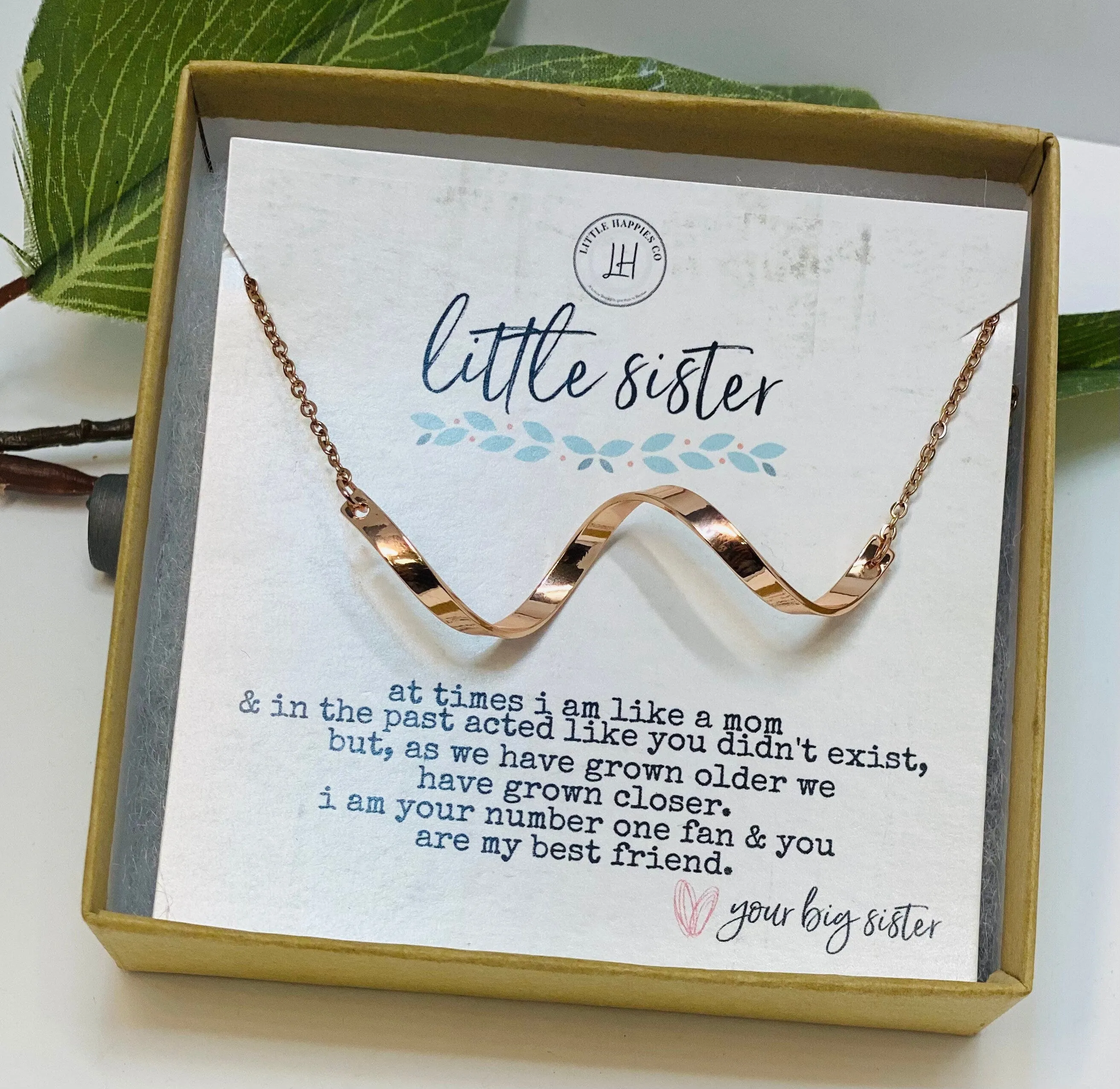 Gift for Sister, Sister Gift, Christmas gift for little sister, Personalized gifts for little sister, Personalized Gifts, Minimalist
