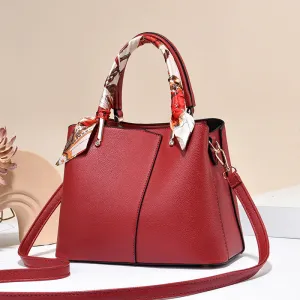 Gift Mother Red Bridal Wedding Simple Elegant Soft Shoulder Bags