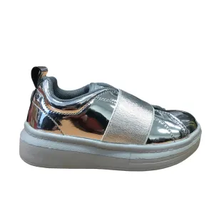 Gioseppo scarpe da bambina slip-on effetto vernice 41884 pewter