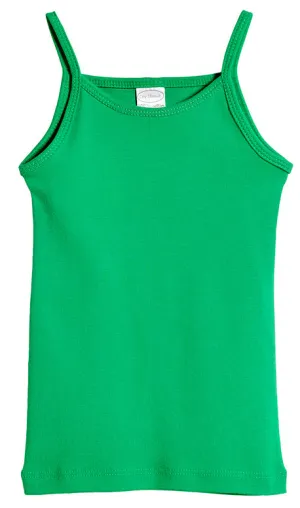 Girls Soft Cotton Camisole | Elf Green