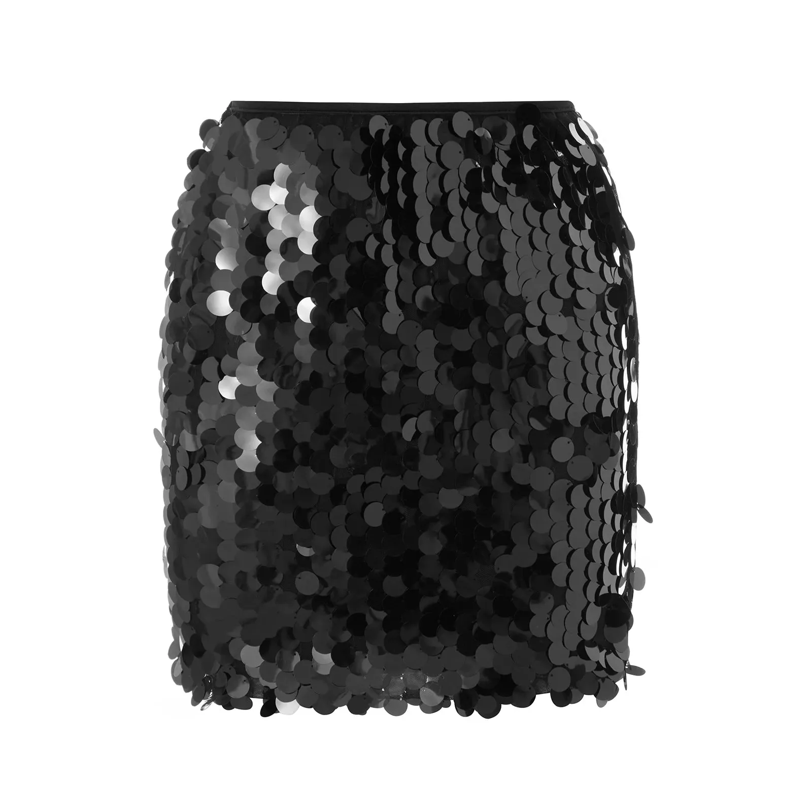 Glitter Sequin Mini Skirts