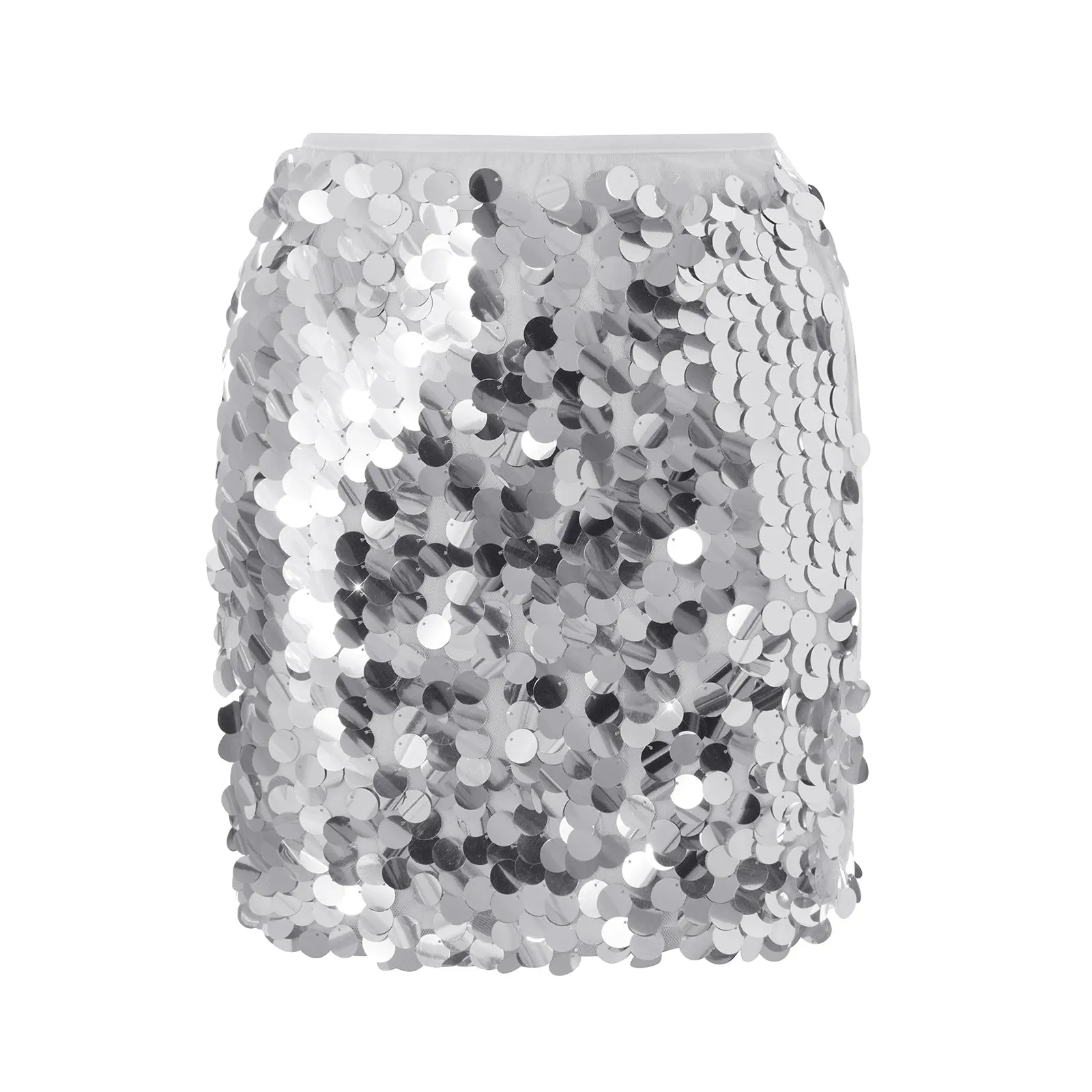 Glitter Sequin Mini Skirts