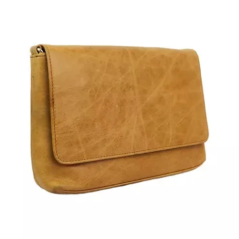 Gold Minimalist sling Bag – Chic Everyday Shoulder Bag (Gold)