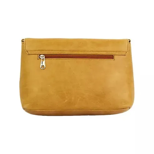 Gold Minimalist sling Bag – Chic Everyday Shoulder Bag (Gold)