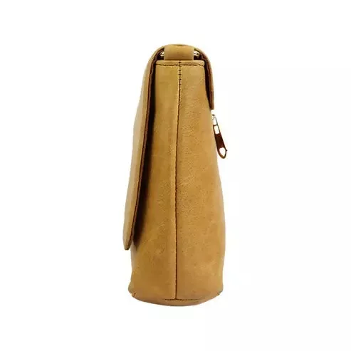Gold Minimalist sling Bag – Chic Everyday Shoulder Bag (Gold)