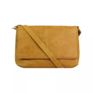 Gold Minimalist sling Bag – Chic Everyday Shoulder Bag (Gold)