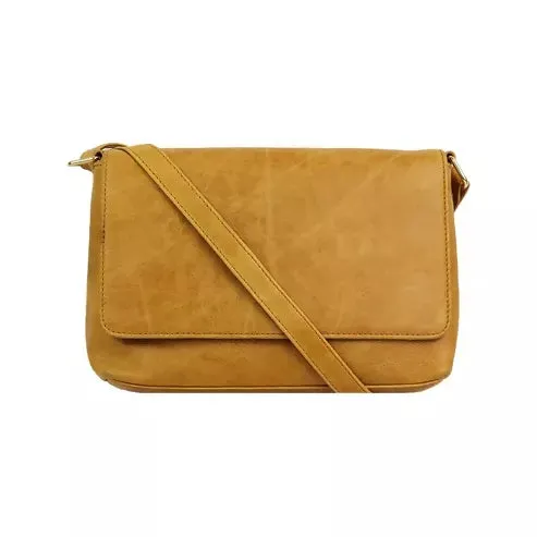 Gold Minimalist sling Bag – Chic Everyday Shoulder Bag (Gold)