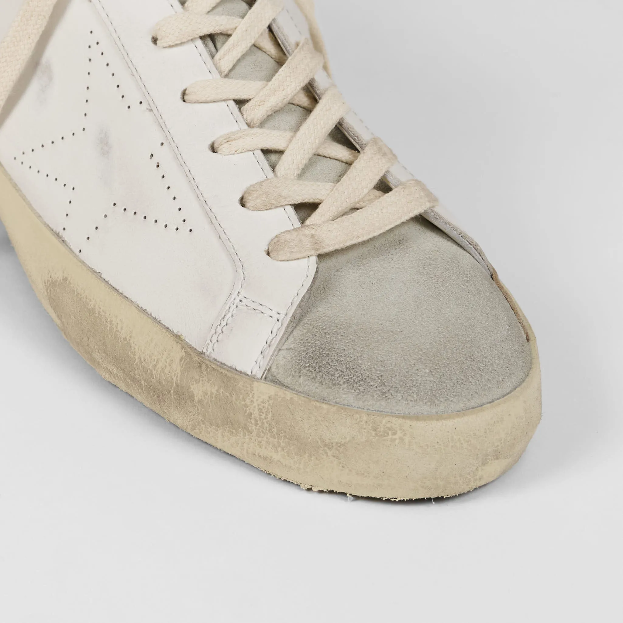 Golden Goose Superstar White Ice Black Sneakers
